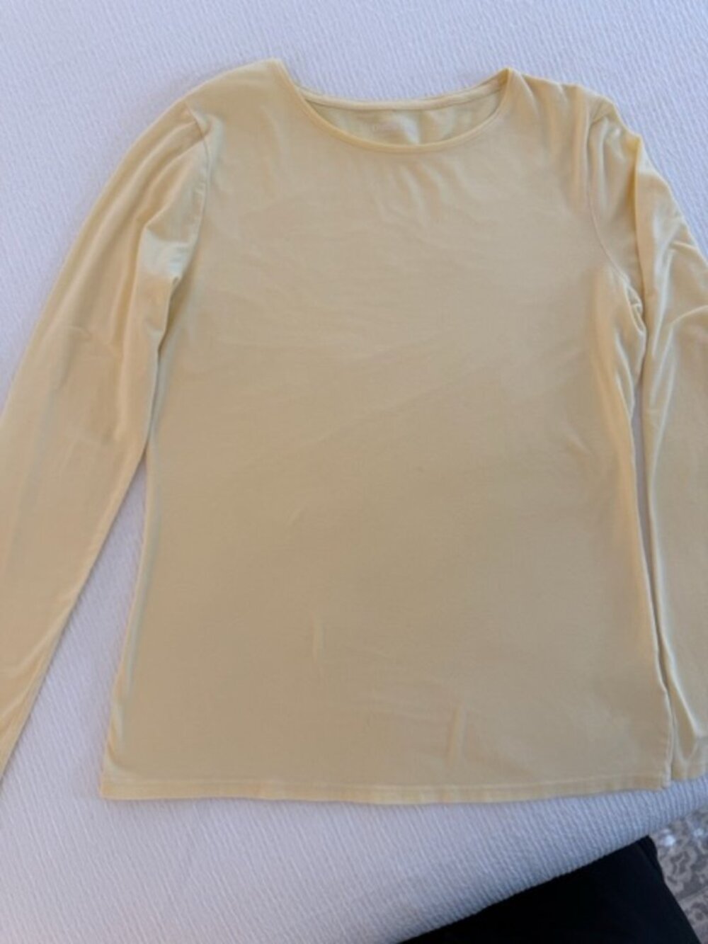 Woman's Lands End shape fit shirt long sleeve SMALL